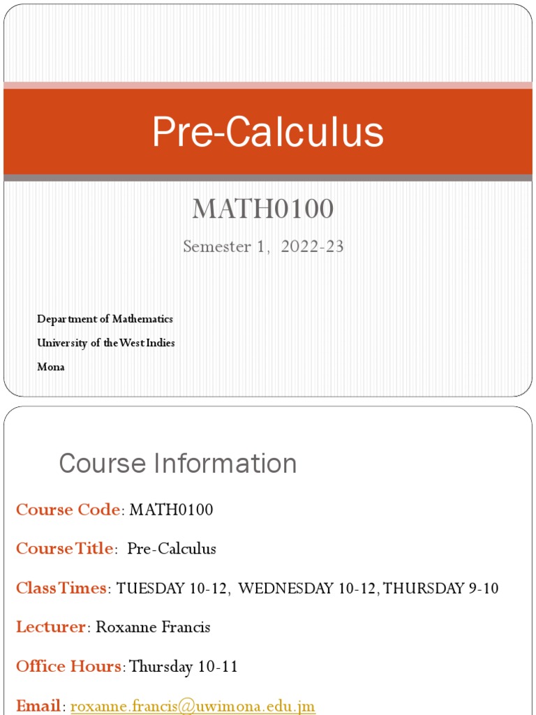 Pre-Calculus Trigonometry Overview | PDF | Language Arts & Discipline ...