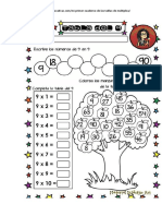 Tablas de Multiplicar