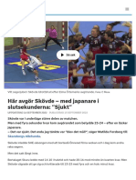 Här Avgör Skövde - Med Japanare I Slutsekunderna: "Sjukt" - SVT Sport