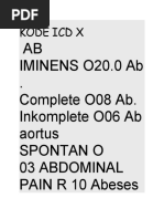 ICD-10 Codes for Abscesses | PDF | Anatomy | Abdomen