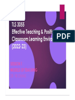 Lecture 1 - Models of Teaching - 2022