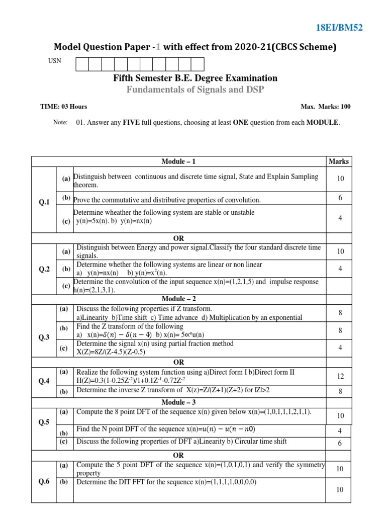 18BM52 | PDF