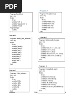 Pascal Programs Notes