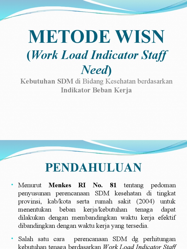 Metode Wisn | PDF