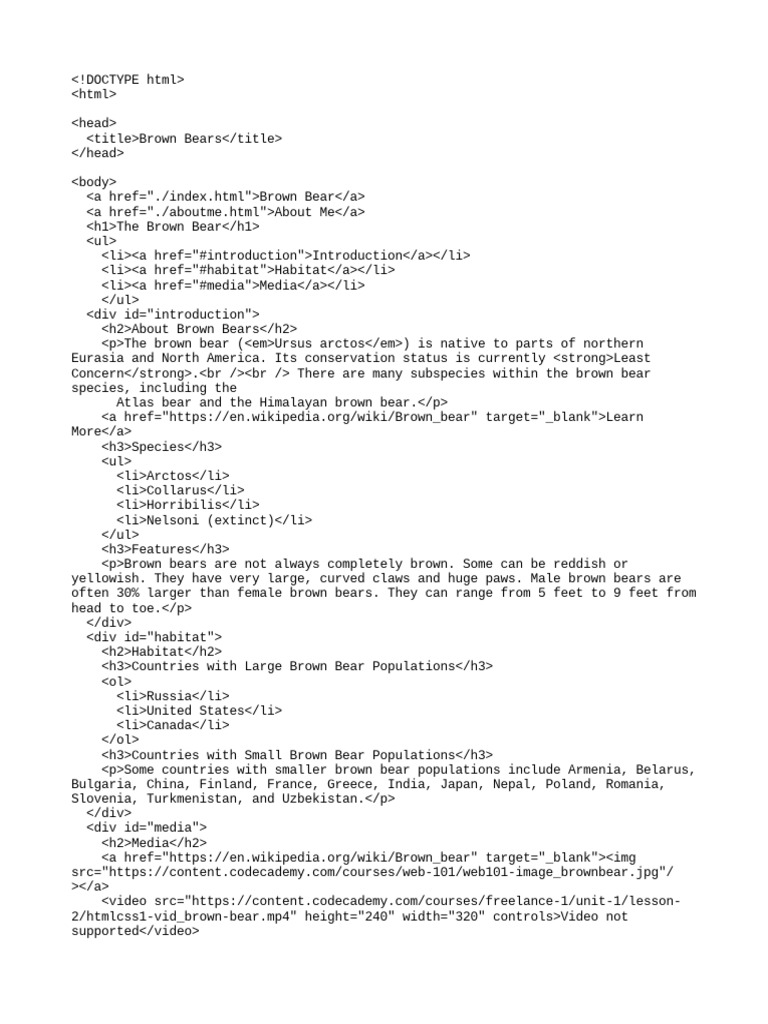 Html codes pdf