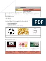 GUSTOS PREFERENCIAS Ejercicios