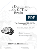 The Dominant Side of The Brain Group 1