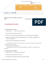 Rome IV Criteria - Rome Foundation