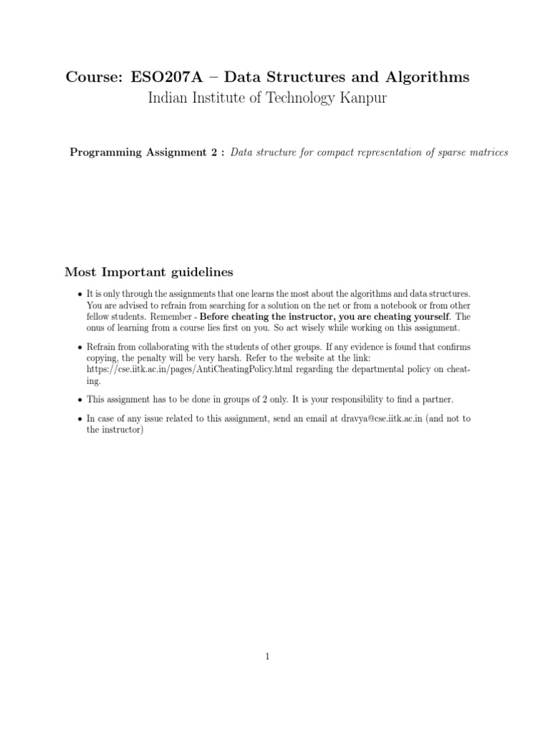 An Efficient Linked Data Structure for Storing Sparse Matrices PDF