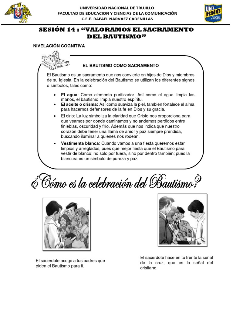 Significado y Símbolos del Bautismo | PDF | Bautismo | Sacramentos