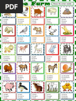 Domestic Animals Chart for Kids | PDF