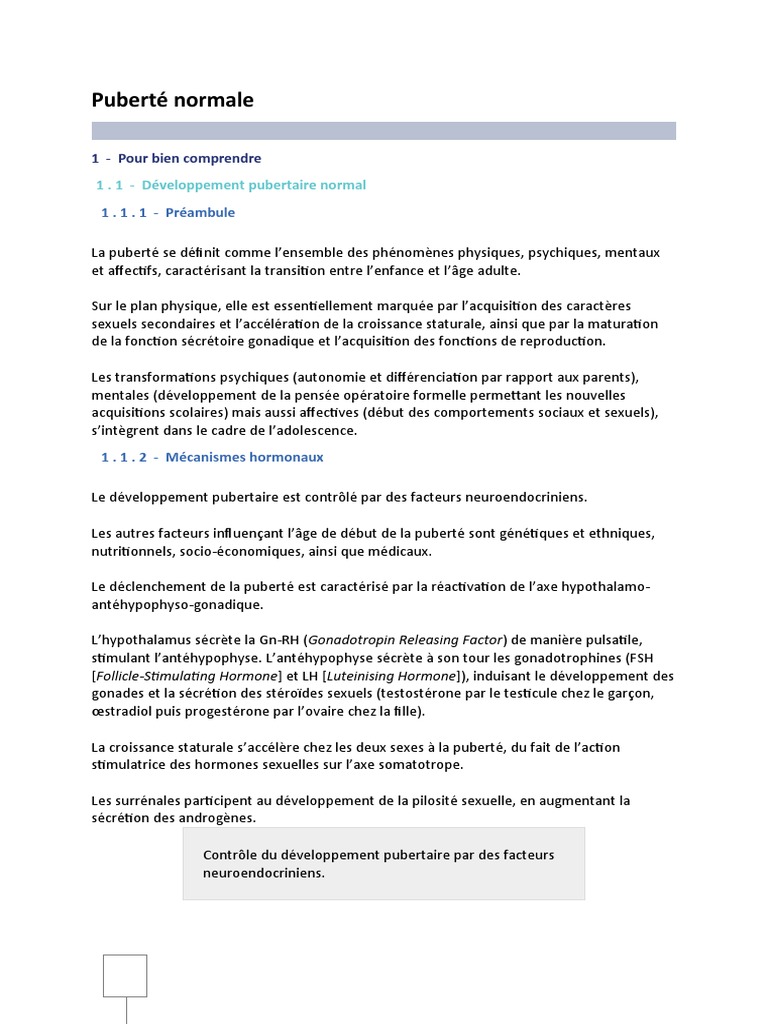 Puberté : Classification de Tanner et Vulve | PDF | Puberté ...