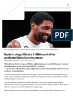Kyrie Irving Tillbaka I NBA-spel Efter Antisemitiska Kontroversen - SVT Sport