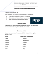 Lesson 11 9.2 Compound Interest Future Value