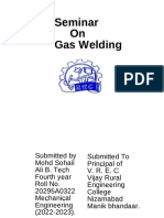 Gas Welding Report