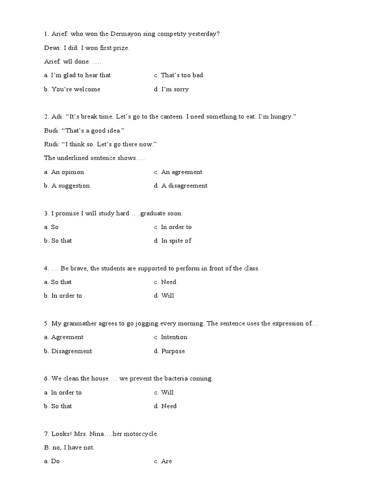 Soal Bhs Inggris Pdf