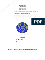 Resume Perencanaan Dan Pengembangan Keagamaan Emosi Dan Sosial Aud