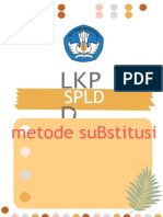 SPLDV Subsitusi
