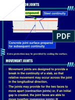 Construction Joints & Movement Types