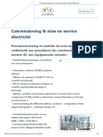 Commissioning & Mise en Service Électricité - RE-EL SERVICES