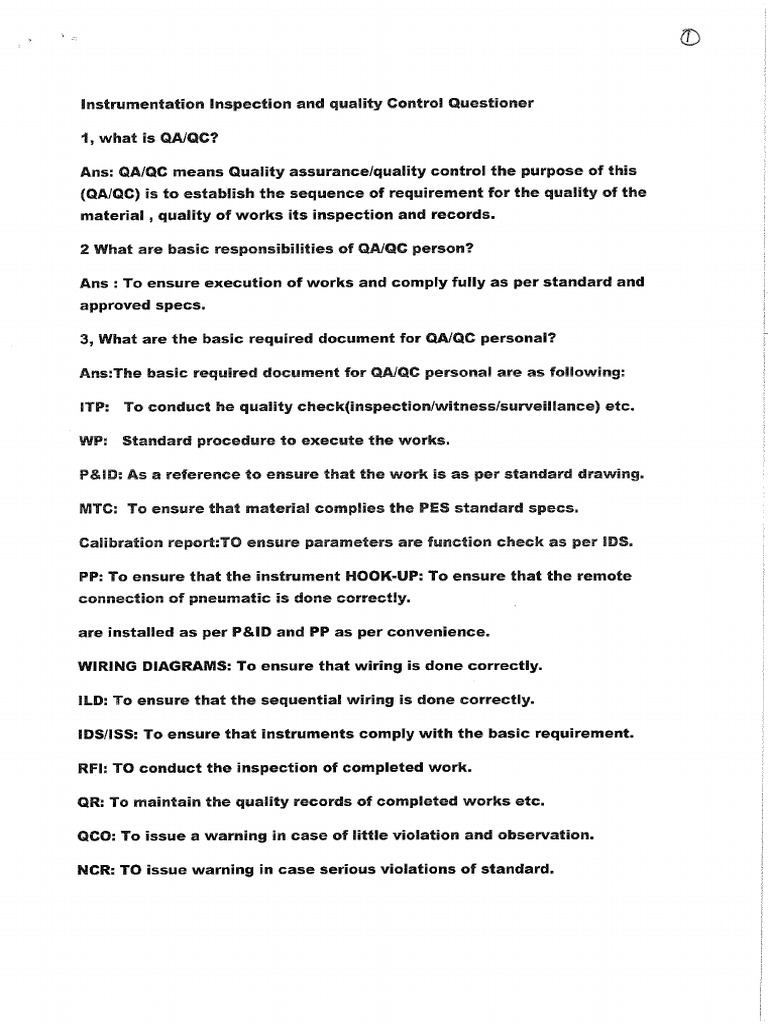 Qa QC | PDF