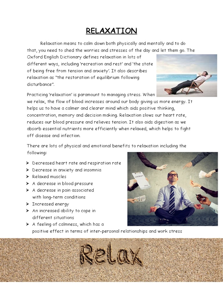 RELAXATION | PDF
