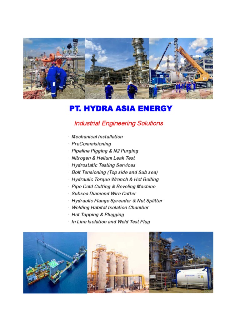 PT Hydra Asia Energy Services Overview | PDF | Valve | Screw