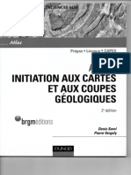 Atlas d'Iinitiation Aux Cartes Et Coupes Géologiques