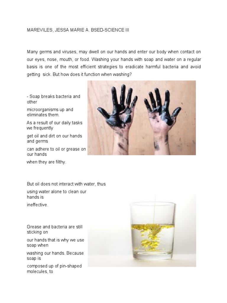 Soap and Alcohol Works PDF Ion Chemical Bond