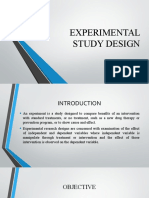 Experimental Study Design