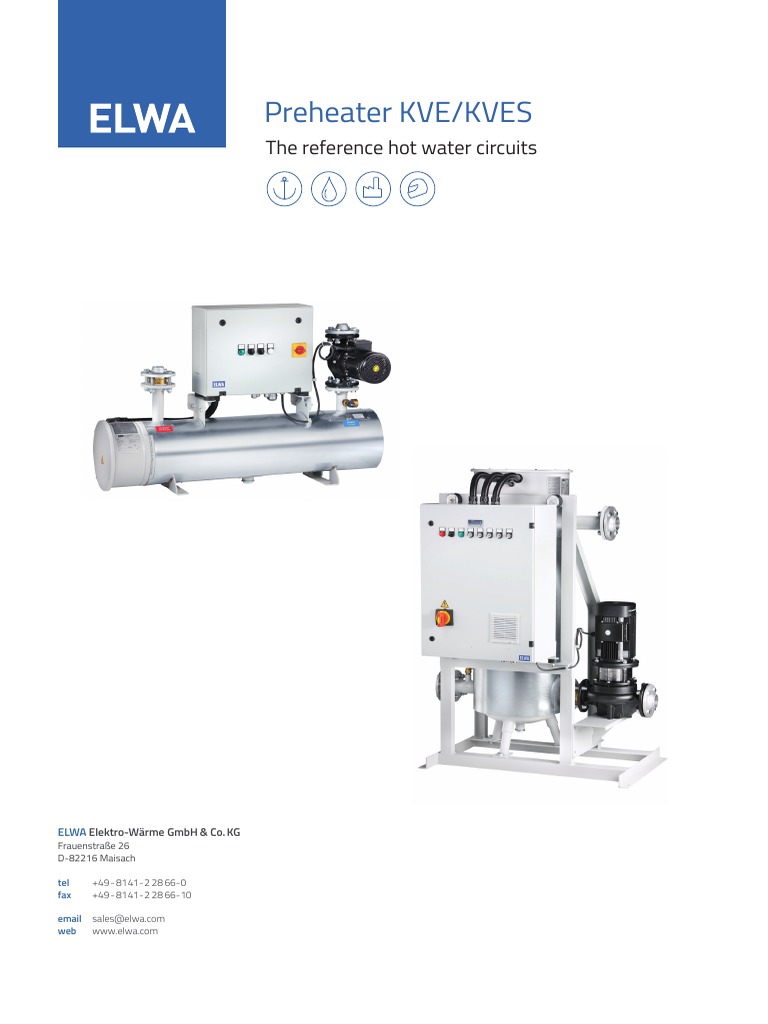 KVE/KVES Preheater Product Overview | PDF | Technology & Engineering