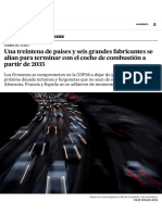 COP26 - Una Treintena de Países y Seis G..