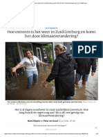 Hoe Extreem Is Het Weer in Zuid-Limburg en Komt Het Door Klimaatverandering - de Volkskrant