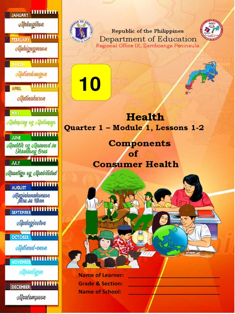Health10 q1 Mod1 Components-Of-Consumer-Health v1 | PDF