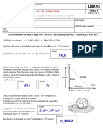 FÍSICA - CLAVE DE CORRECCIÓN Primer Parcial 2022-2 TEMA 3