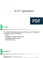 IPSAS 27 - Agriculture