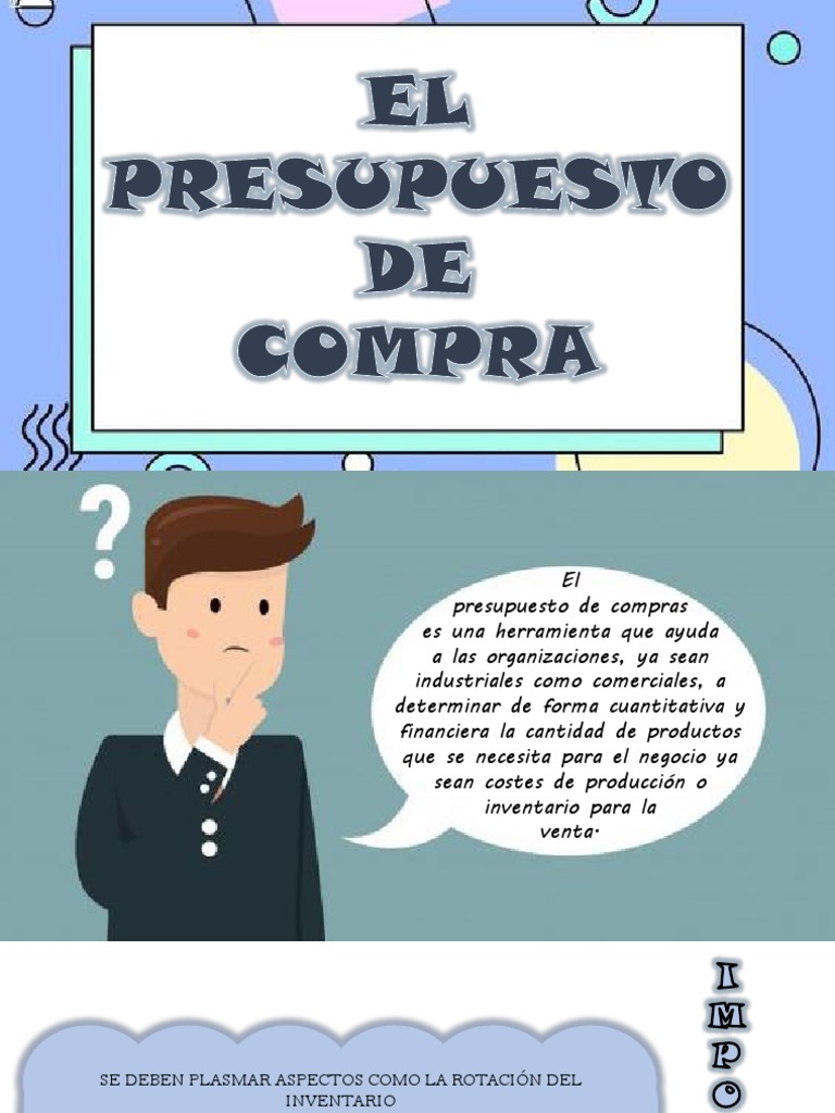 Presupuesto de Compras | PDF