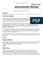 Pediatric Gastroenteritis Workup - Laboratory Studies, Imaging Studies, Other Tests