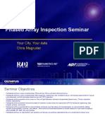 Phased Array Inspection Seminar