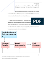 Benefits of Entrepreneurship Flow