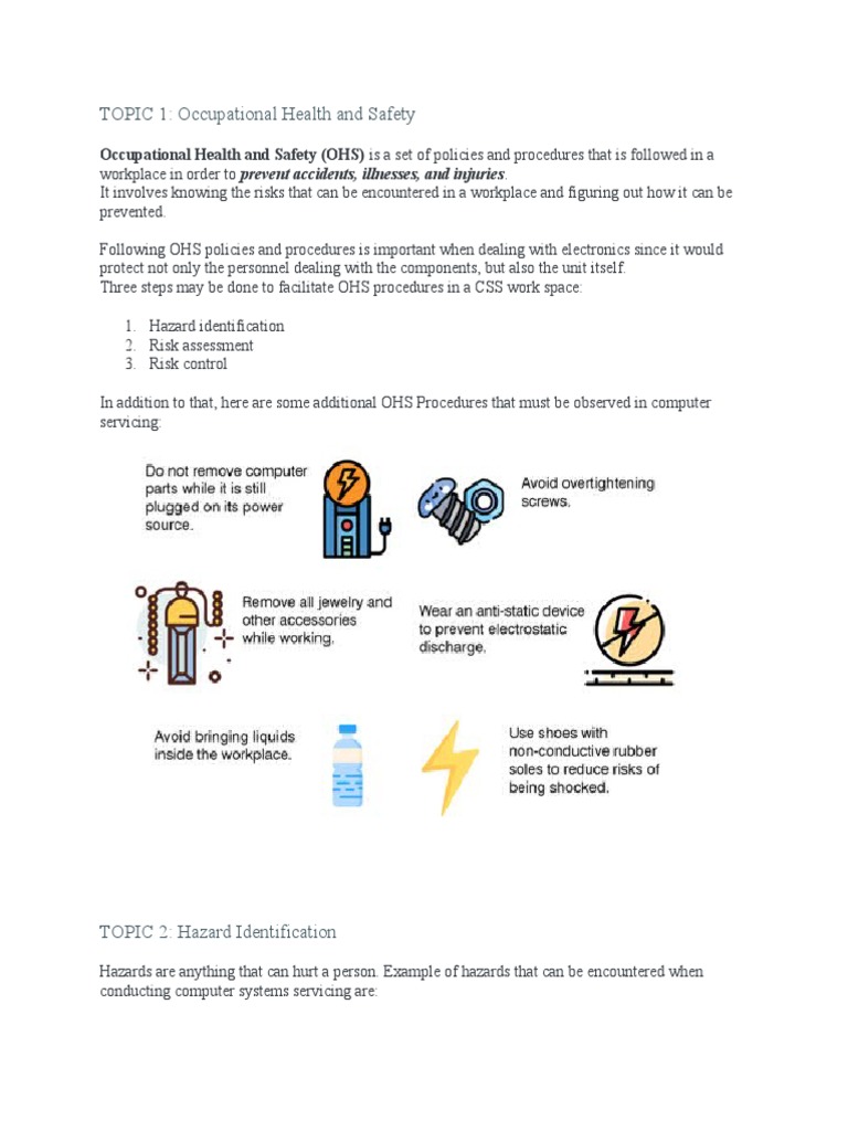 Topic Hazard Control | PDF