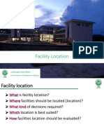 Facility Loaction