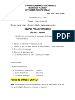 Actividad #1 Del 2 Corte, Ing. Química, Mapa Mental y Tríptico