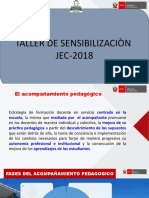 TALLER DE SENSIBILIZACION 2018