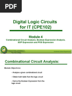 Module 3 - Ckt-Expr Analysis-Sop-Pos