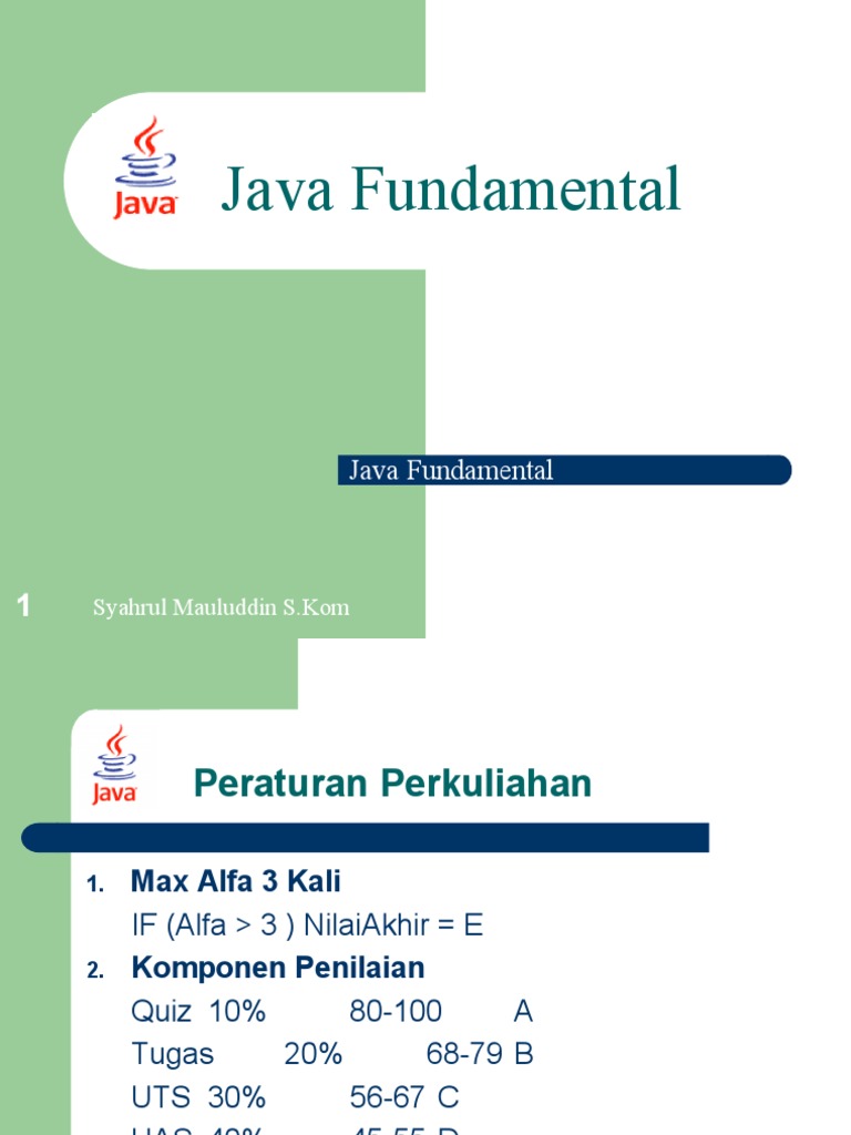 Pertemuan 1 | PDF | Komputer
