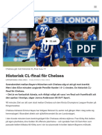 Historisk CL-final För Chelsea - SVT Sport
