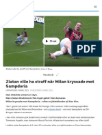 Zlatan Ville Ha Straff När Milan Kryssade Mot Sampdoria - SVT Sport