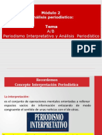 Módulo 2 Análisis Periodístico Tema AB Periodismo Interpretativo y Análisis Periodístico