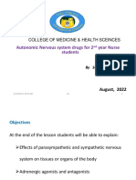 Autonomic Pharmacology (2)